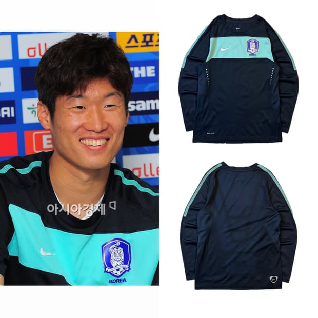 나이키 10-12 대한민국 축구 국대 트레이닝 긴팔 져지 유니폼 [M]
