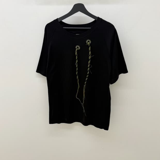 아마치 Hand Processed Garment 로프 반팔 티셔츠