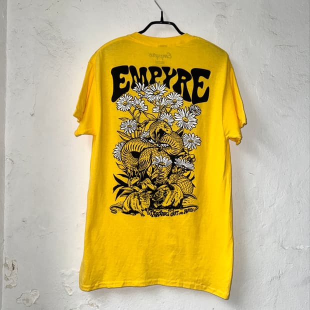 [S]Empyre 옐로우 데이지 스네이크 반팔티셔츠
