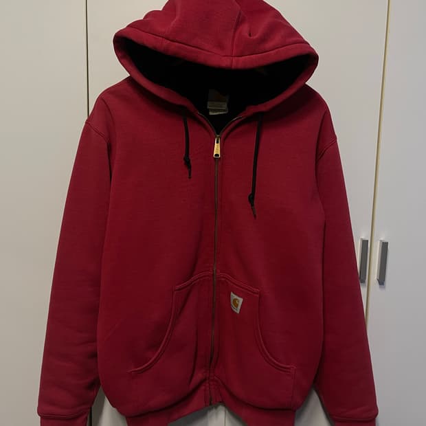 칼하트 빈티지 후드티 레드 S