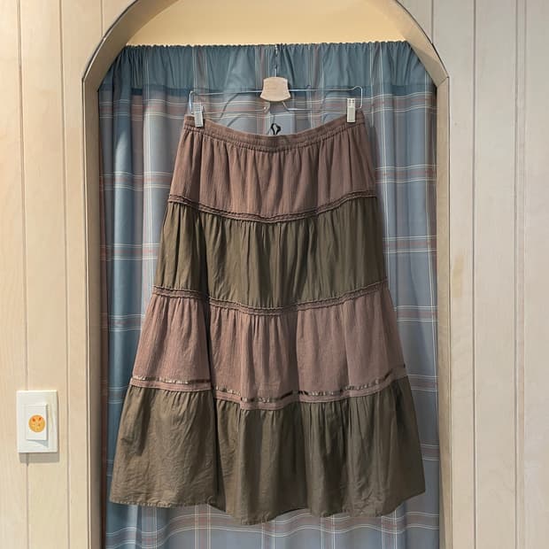 일본 모리걸 4단캉캉스커트