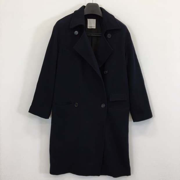 톰보이 더블 울 100% 오버코트 FREE 