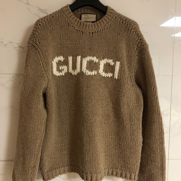 구찌 자카드 울 니트