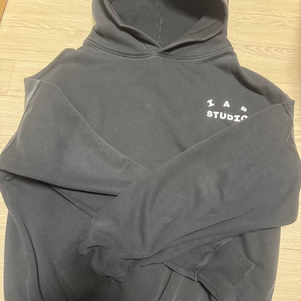 아이앱 스튜디오 후드 블랙 xl