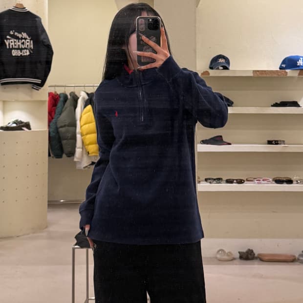 폴로 랄프로렌 쿼터 집업 니트 U922