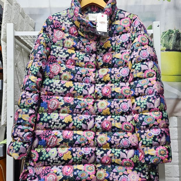 오일릴리 여성패딩 77 플라워 구스다운패딩 AD26