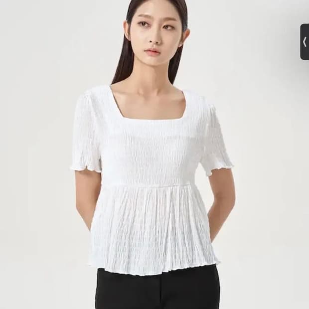 에잇세컨즈 반팔 블라우스