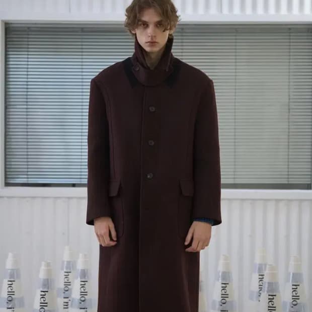 웨이비니스 코트 버건디 (1)