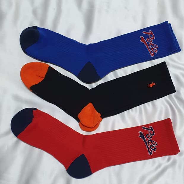 블루 블랙 레드 오렌지 폴로 랄프로렌 양말