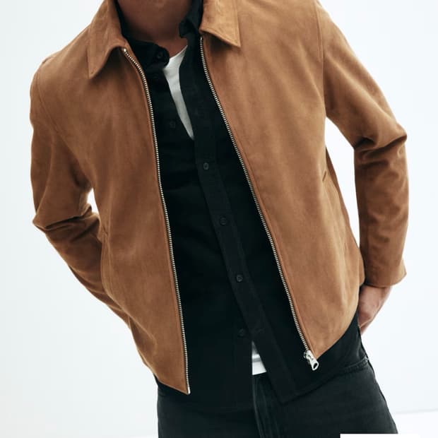 H&M 스웨이드 자켓