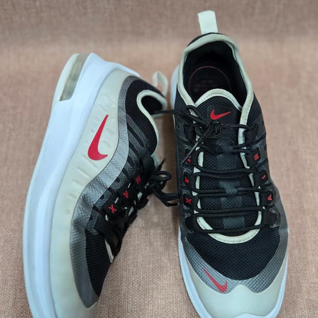 나이키 260mm- 에어맥스 AXIS 블랙/레드 운동화