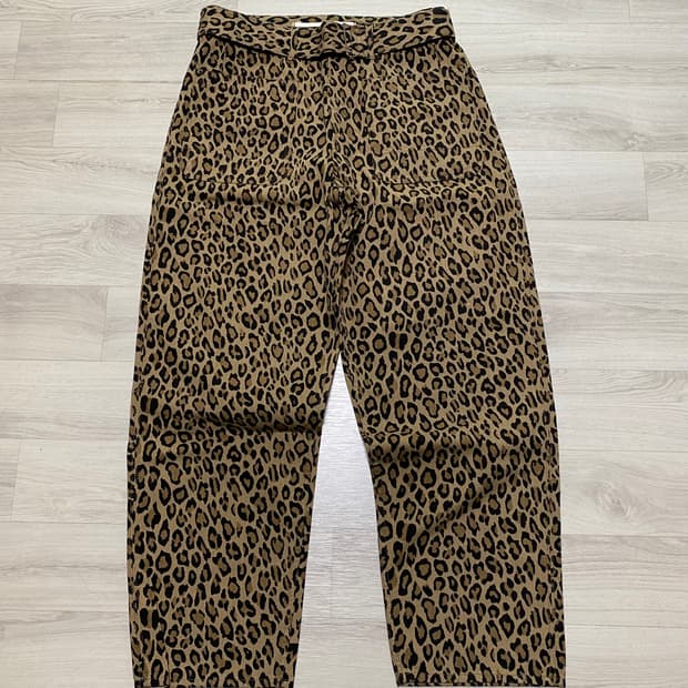 올리브드랩서비스 ODS 레오파드 시멘 덩가리 팬츠 M사이즈