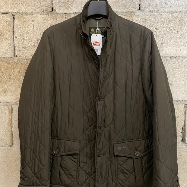 바버 루츠 퀼팅 자켓