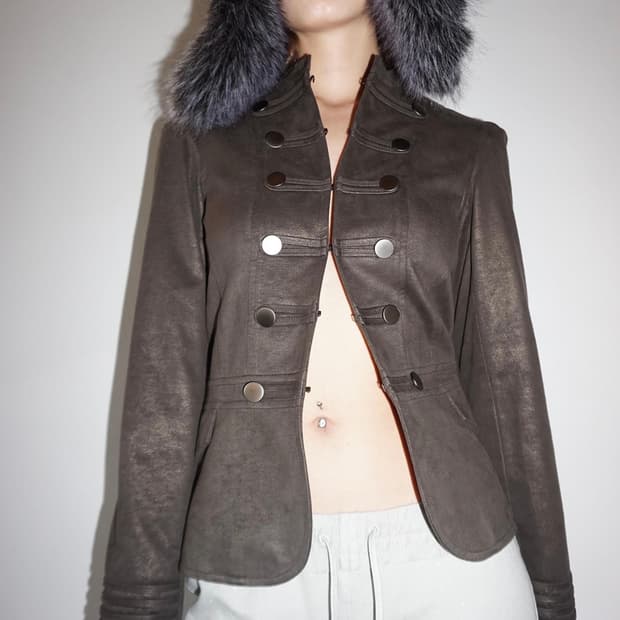 스컬프터 나폴레옹 자켓 카키