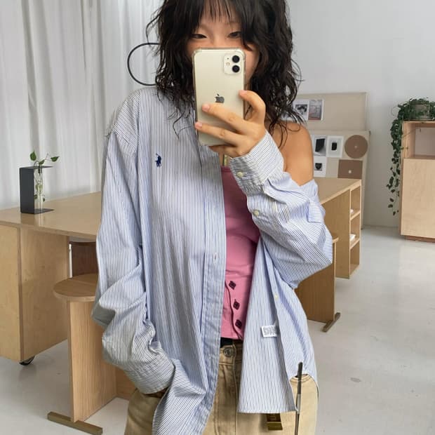 폴로 스트라이프 셔츠 (Man XL)