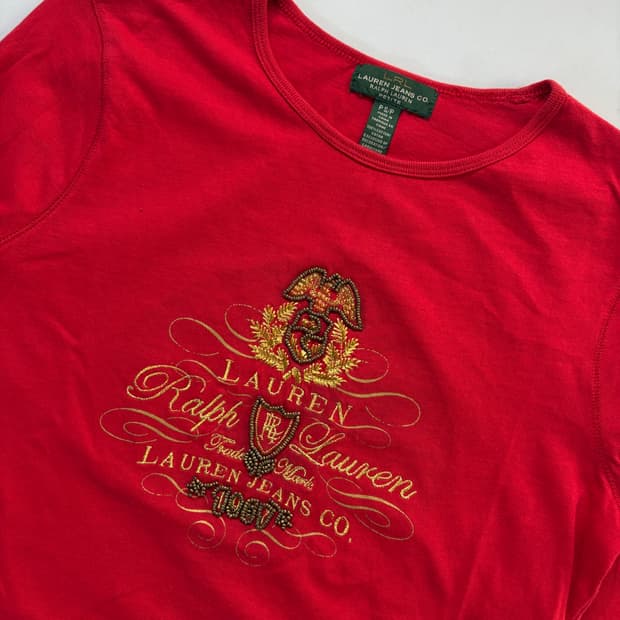 폴로 랄프로렌 빈티지 긴팔 티셔츠