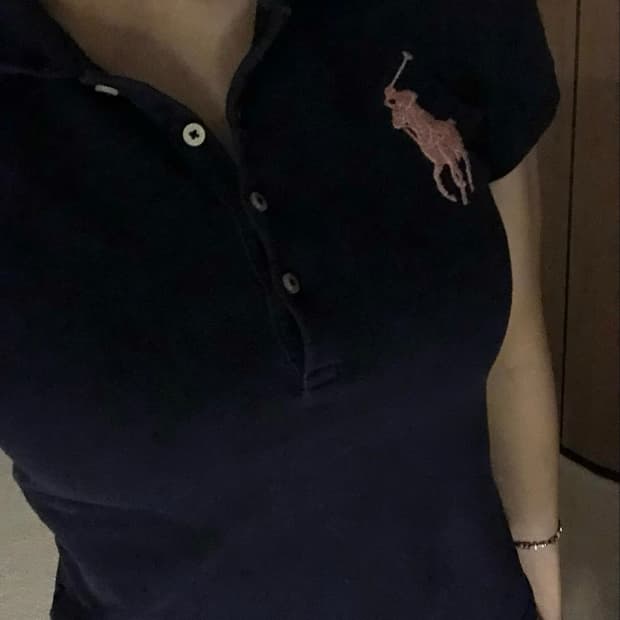 폴로 랄프로렌 빅포니 카라 반팔티 네이비