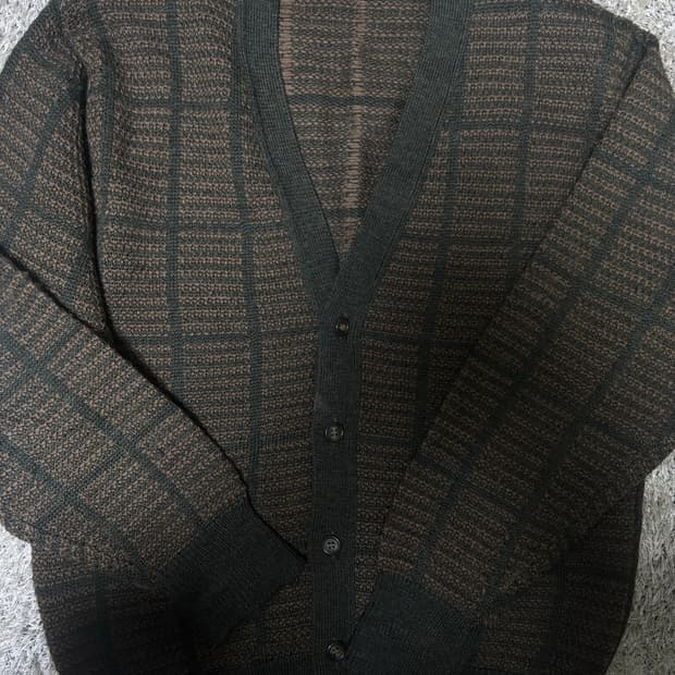 일제 아쿠아스큐텀 가디건 사이즈 105