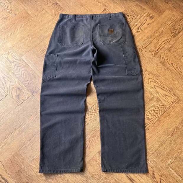 [34]칼하트 USA 빈티지 워싱 미드나잇 네이비 싱글니 카펜터 워크팬츠