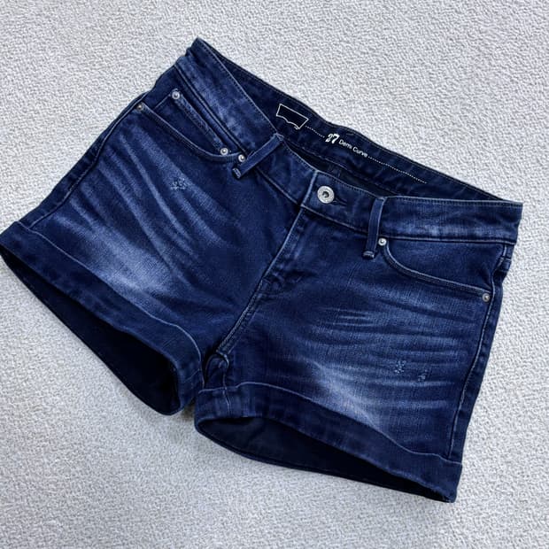 W27 리바이스 여성 데님 핫 팬츠 0406E