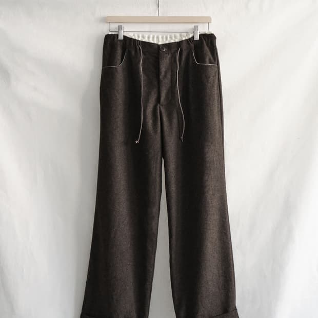 sea salt 씨솔트 울 파자마 팬츠 브라운 2 사이즈