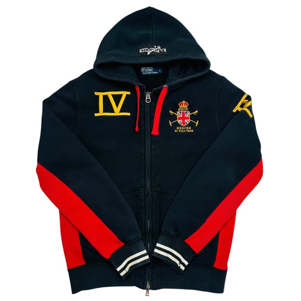 폴로 랄프 로렌 Mercer Club 네이비 후드집업 L