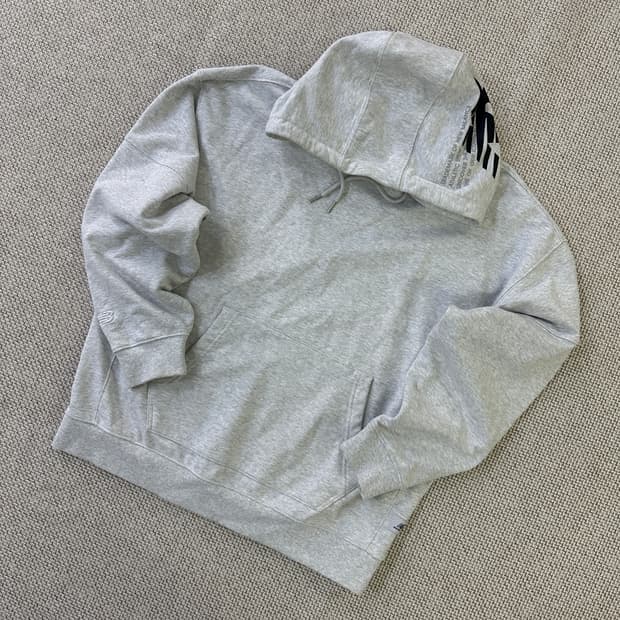 M 뉴발란스 그레이 후드 티셔츠 0410D