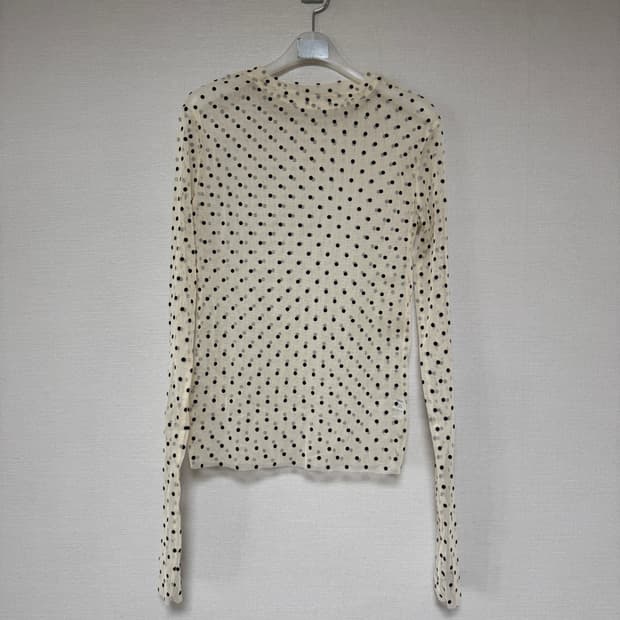 NICOLE LABEL SEE-THROUGH DOTS TOPS /M