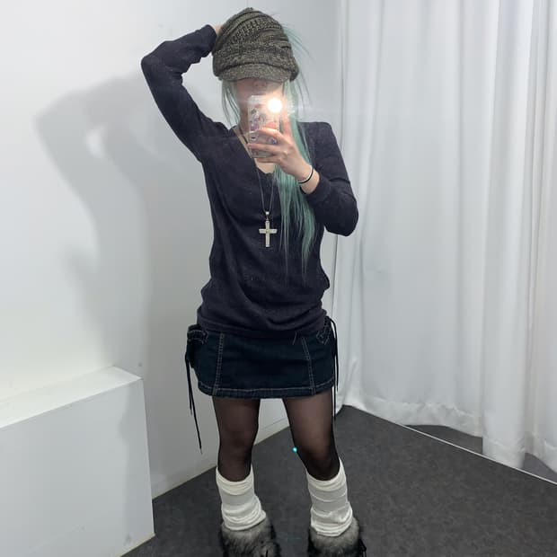 일본 빈티지 락시크 코디