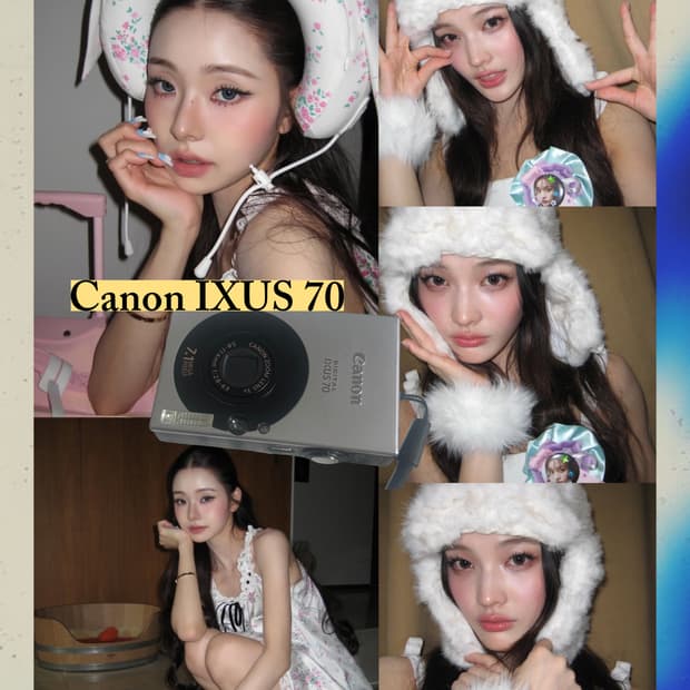외관미품❣️) 캐논 익서스 70 블랙/ Canon IXUS 70