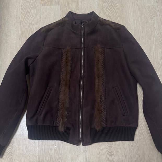 빈티지 브라운 집업