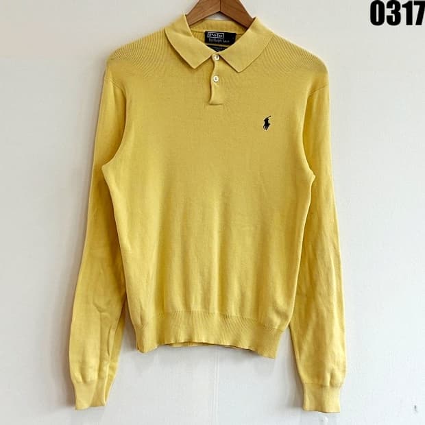 폴로 랄프로렌 코튼 니트 카라 긴팔 M 0317 