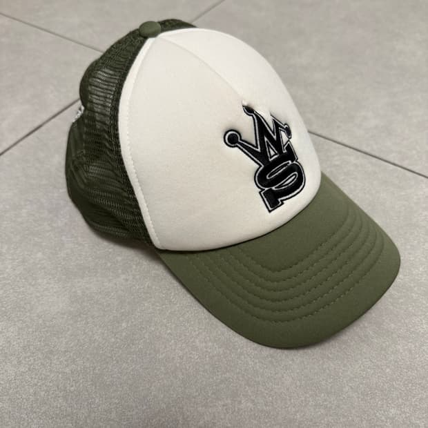 스투시x아워레거시 트러커캡 