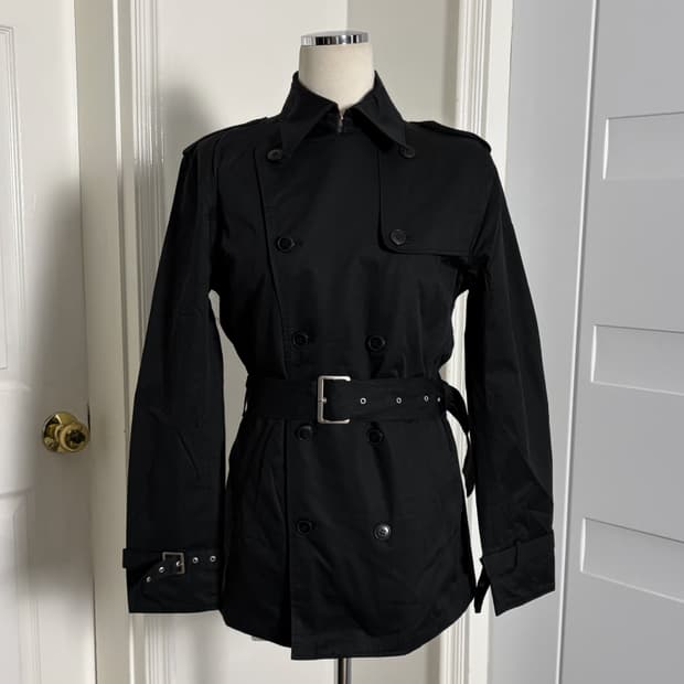 타케오키쿠치 트렌치 코트 하프코트