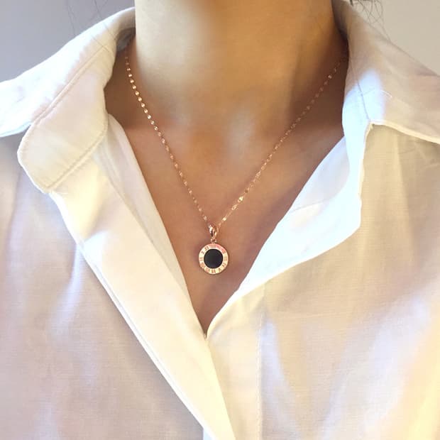 14k 오닉스 목걸이