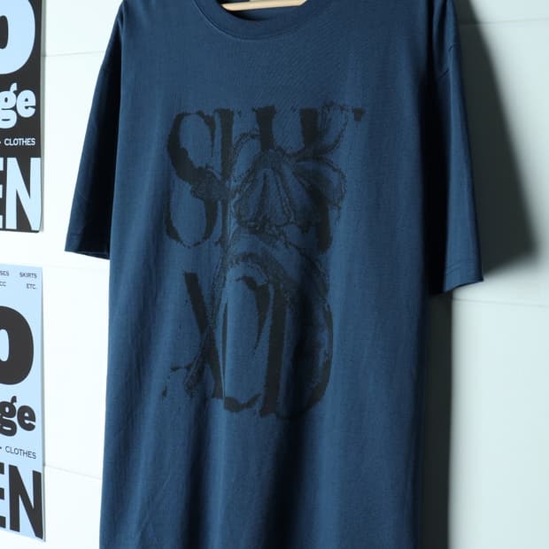(XL-2XL) 슬로우애시드 반팔 티셔츠 빅사이즈 그래픽-H34702