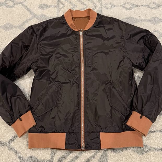 헬무트 랭 리버시블 봄버 재킷