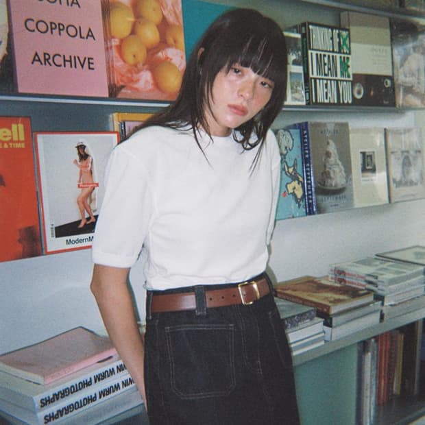 디애퍼처 70s Lady Top 코튼 테리 반팔 티셔츠 탑