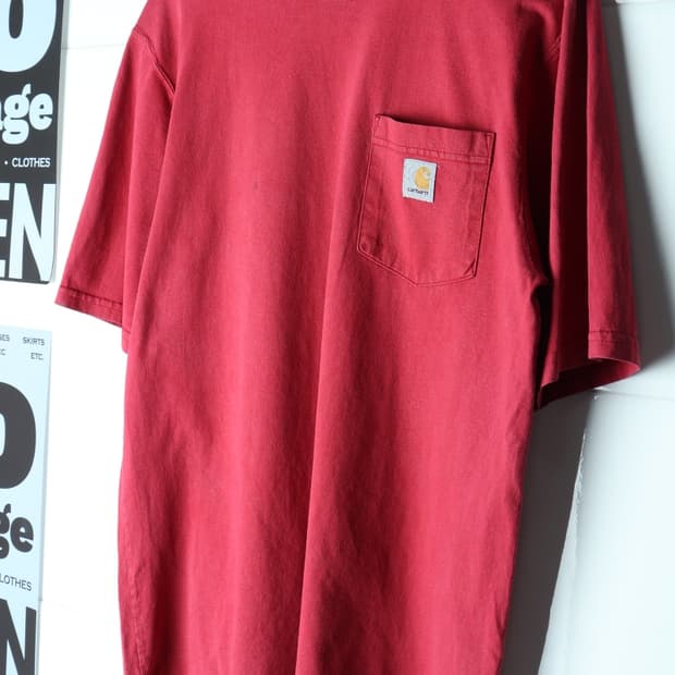 (M-XL) 칼하트 반팔 티셔츠 USA 00년대 올드스쿨-H35995