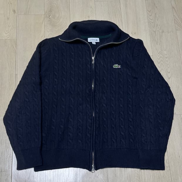 라코스테 네이비 가디건