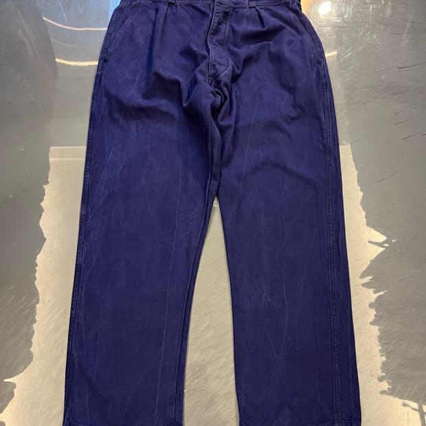 OLD VINTAGE WASHING FRENCH WORK 프렌치워크팬츠