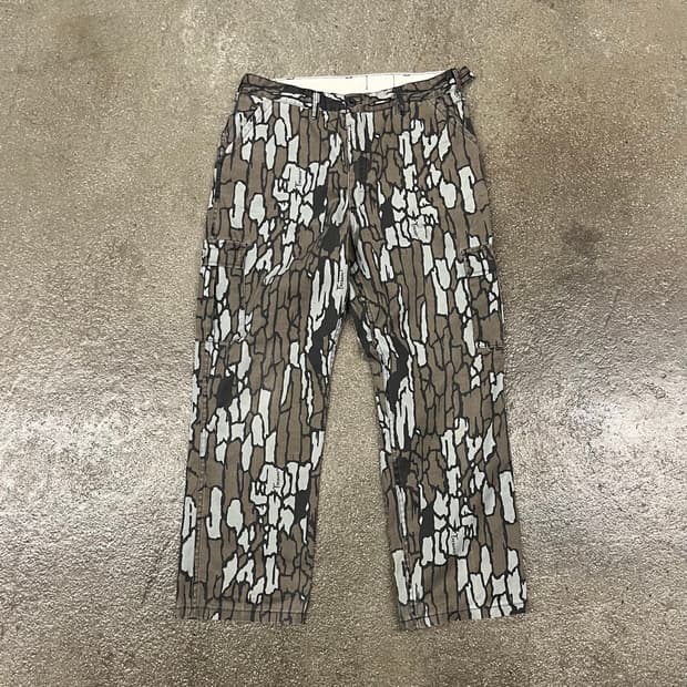 90s 빈티지 카모 헌팅 팬츠 (36”)