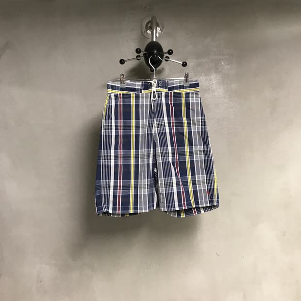 폴로 랄프로렌 포니 체크 스윔 팬츠 L16-18(W)