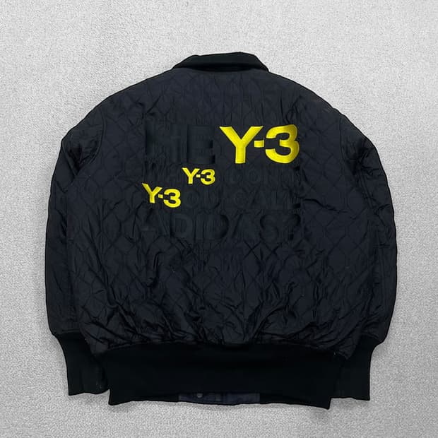 Y-3 x 아디다스 요지야마모토 리버서블 봄버 자켓 블랙