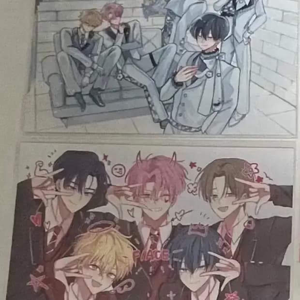 할인 마지막 내림)타몬군 지금 어느 쪽 엽서2장 세트