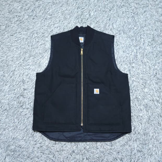 칼하트) L 남자 블랙 베스트 조끼 / 왕눈이샵