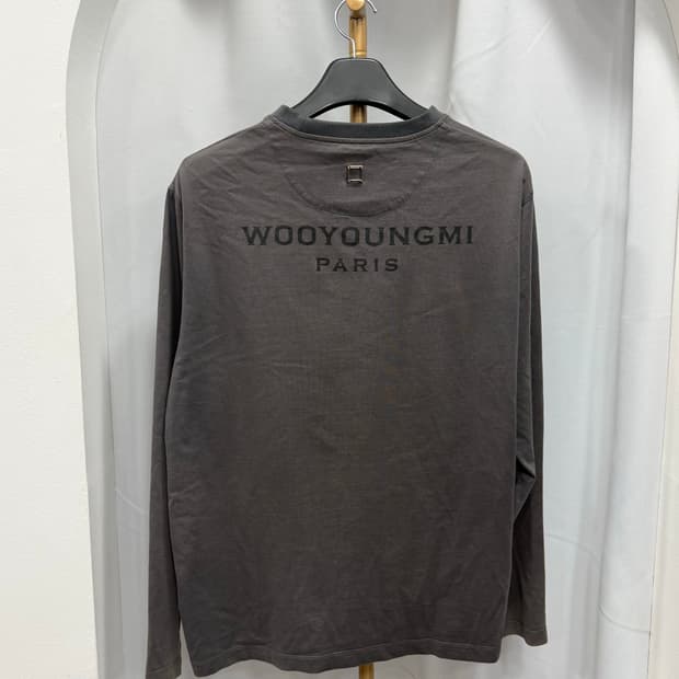 우영미 백로고 롱슬리브 46사이즈