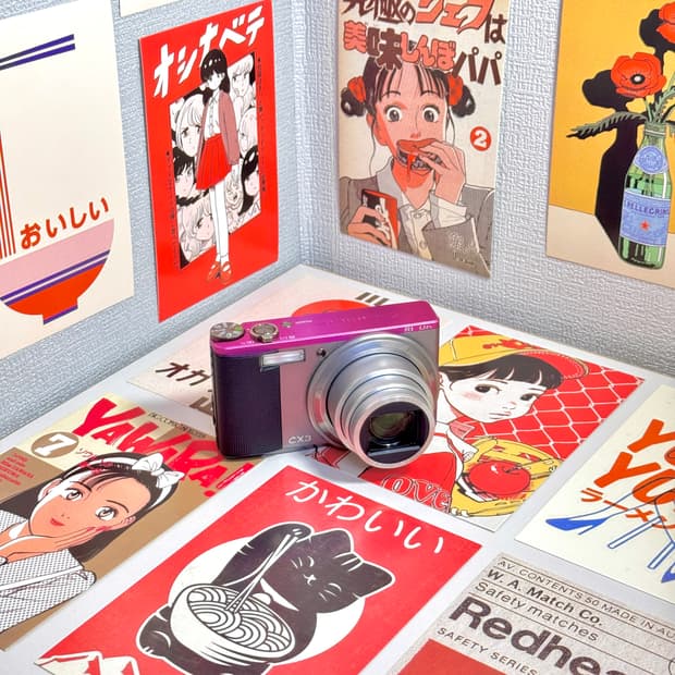 리코 CX3 투톤(Light Gray&Pink) 빈티지디카