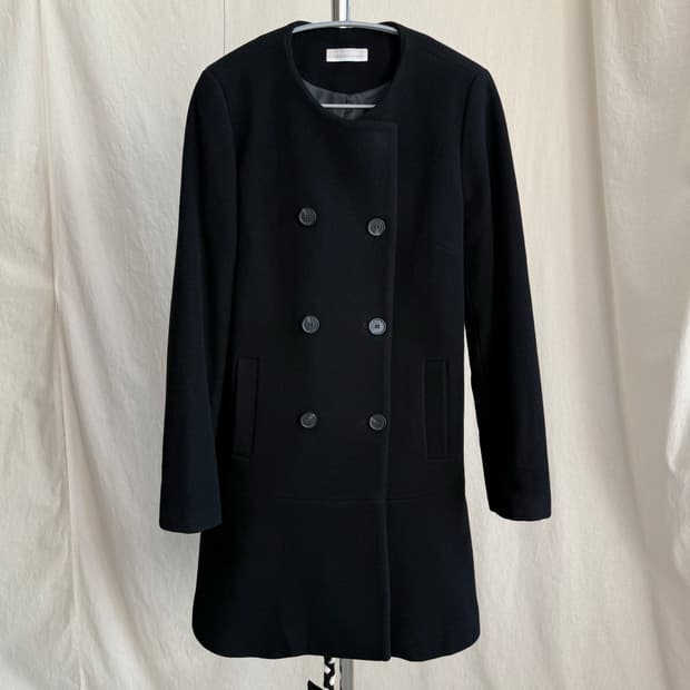 Stefanel 카라리스 더블 하프 코트 (Italy)