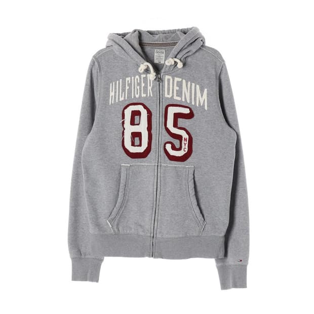 타미힐피거 빈티지 후드집업 M